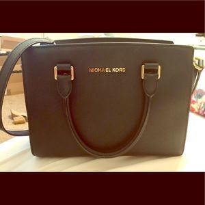 Michael Kors Selma Black Purse